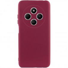Чохол TPU GETMAN Liquid Silk Full Camera для Xiaomi Redmi 14C / Poco C75 Бордовий / Marsala