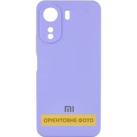 Чохол Silicone Cover Lakshmi Full Camera (AAA) with Logo для Xiaomi Poco X7 Бузковий / Dasheen