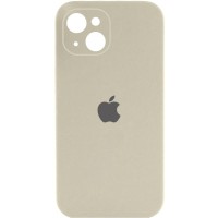 Чохол Silicone Case Full Camera Protective (AA) для Apple iPhone 15 (6.1") Бежевий / Antique White