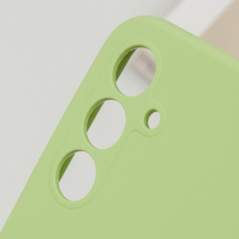 Чохол Silicone Cover Lakshmi Full Camera (AA) для Samsung Galaxy A25 5G Зелений / Pistachio