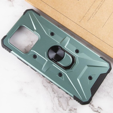 Ударостійкий чохол Pathfinder Ring для Xiaomi Redmi 10C / Poco C40 Зелений / Green