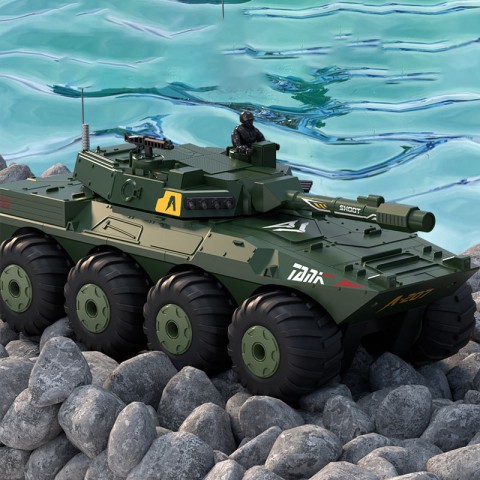 Бронетранспортер-амфібія на радіокеруванні SCHE Y1802 Green