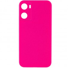 Чохол Silicone Cover Lakshmi Full Camera (AAA) для Oppo A57s / A77s Рожевий / Barbie pink