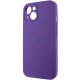 Чохол Silicone Case Full Camera Protective (AA) для Apple iPhone 13 (6.1") Фіолетовий / Amethyst