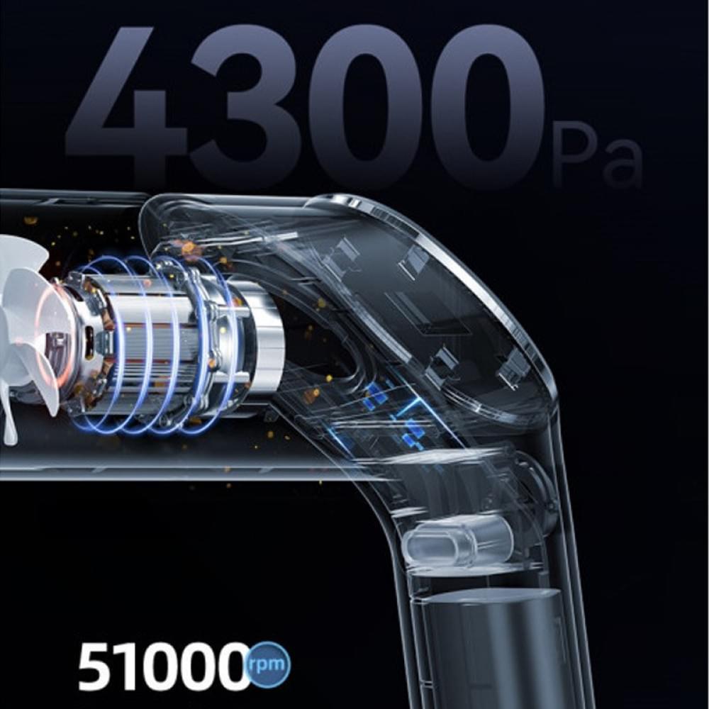 Портативный пылесос Usams US-ZB259 YAJ Series 4300Pa 4000mAh