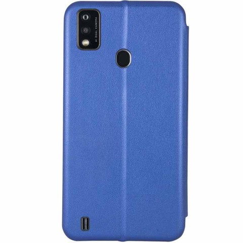 Шкіряний чохол-книжка Classy для ZTE Blade A51 Синій