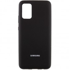 Чохол Silicone Cover Full Protective (AA) для Samsung Galaxy A02s Чорний / Black