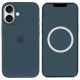 Чехол Silicone case (AAA) with Magsafe and Animation (button) для Apple iPhone 16 (6.1")