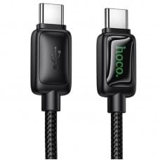 Дата кабель Hoco U146 Mundo Type-C to Type-C 60W (1.2m) Black