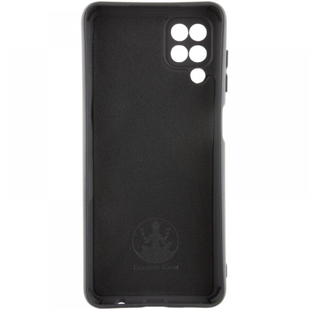 Чохол Silicone Cover Ummi Lakshmi Full Camera (AA) для Samsung Galaxy A12 Чорний / Black