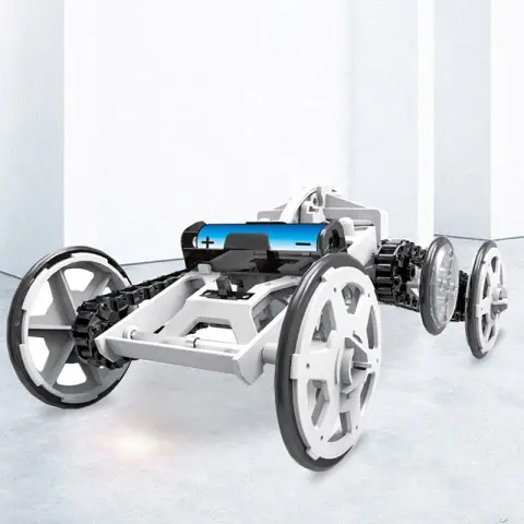 Конструктор позашляховик-скелелаз на сонячній батареї DYY008 Diy Solar White