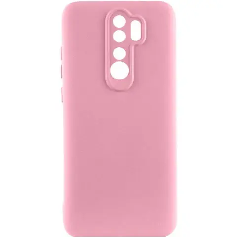 Чохол TPU GETMAN Liquid Silk Full Camera для Xiaomi Redmi 9 Рожевий / Pink