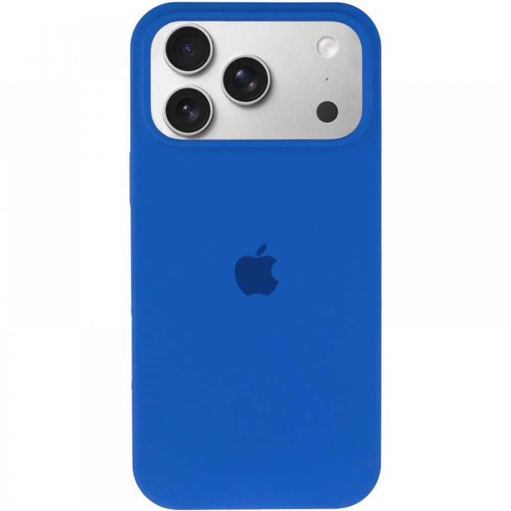 Чохол Silicone Case Full Protective (AA) для Apple iPhone 17 Pro Max (6.9") Синій / Capri Blue