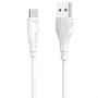 Дата кабель Borofone BX18 Optimal USB to Type-C (1m) Білий