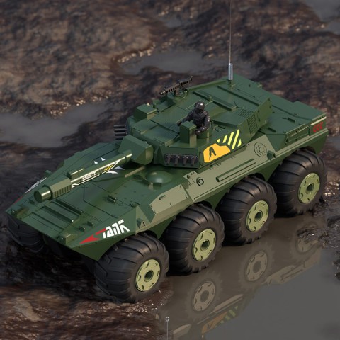 Бронетранспортер-амфібія на радіокеруванні SCHE Y1802 Green