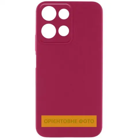 Чохол Silicone Cover Lakshmi Full Camera (AA) для Motorola Edge 60 / 60 Fusion Бордовий / Marsala