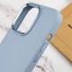 TPU чохол Bonbon Metal Style для Apple iPhone 14 Pro (6.1") Блакитний / Mist blue