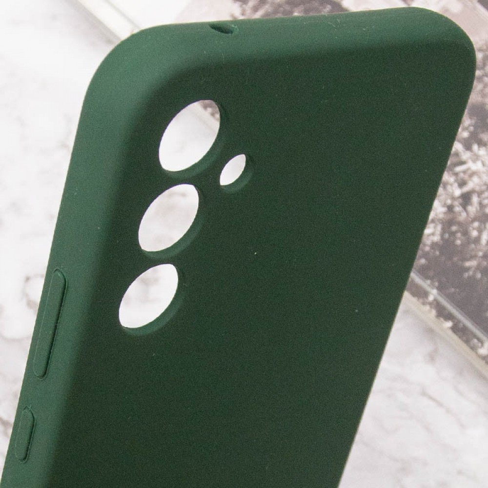 Чохол Silicone Cover Lakshmi Full Camera (AAA) with Logo для Samsung Galaxy A34 5G Зелений / Cyprus Green