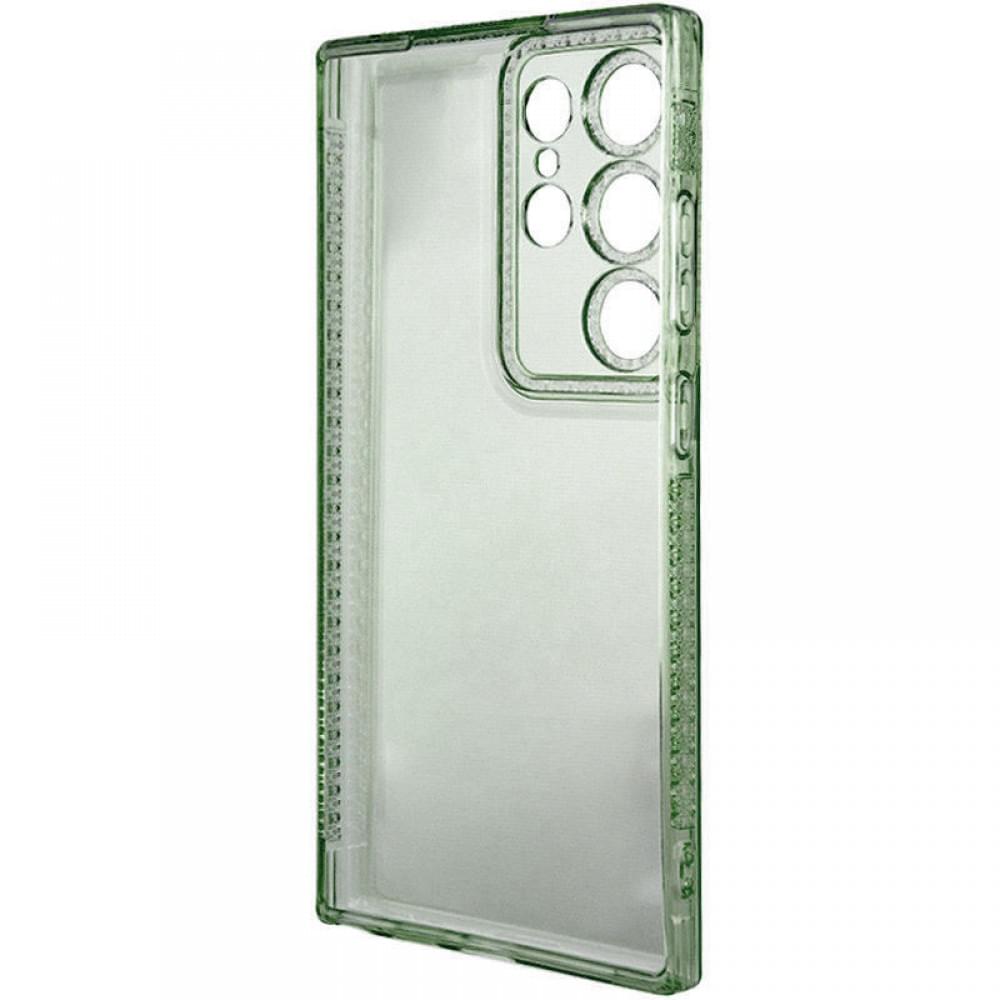 Чохол TPU Starfall Clear для Samsung Galaxy S23 Ultra Зелений