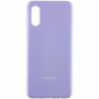 Чохол Silicone Cover Full Protective (AA) для Samsung Galaxy A02 Бузковий / Dasheen