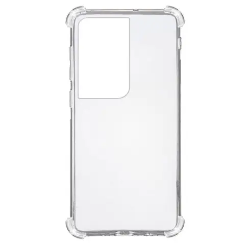 TPU чохол GETMAN Ease logo посилені кути для Samsung Galaxy S21 Ultra Безбарвний (прозорий)