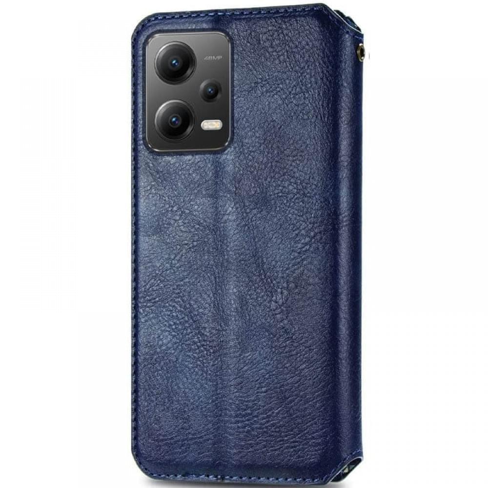 Кожаный чехол-книжка GETMAN Cubic (PU) для Xiaomi Poco X5 Pro 5G / Redmi Note 12 Pro 5G