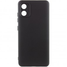 Чохол TPU GETMAN Liquid Silk Full Camera для Motorola Moto E13 Чорний / Black