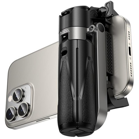 Монопод для селфі Hoco K27 mini трипод + знімний BT пульт Black