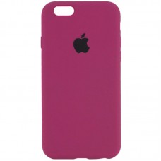 Чохол Silicone Case Full Protective (AA) для Apple iPhone 6/6s (4.7") Бордовий / Maroon