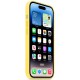 Чохол Silicone case (AAA) with Magsafe для Apple iPhone 14 Pro (6.1") Жовтий / Canary Yellow