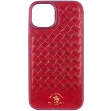 Шкіряний чохол Polo Santa Barbara для Apple iPhone 15 (6.1") Red