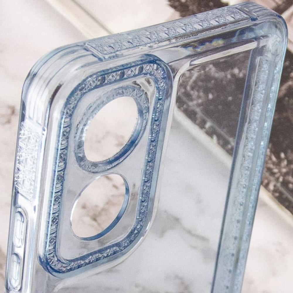 Чохол TPU Starfall Clear для Oppo A17 Блакитний