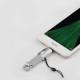 Перехідник Hoco UA10 OTG USB to MicroUSB Сталевий