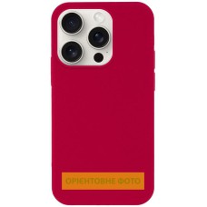 Чохол Silicone Case Full Protective (AA) NO LOGO для Apple iPhone 17 (6.3") Червоний / Rose Red