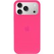 Чохол Silicone Case Full Protective (AA) для Apple iPhone 17 Pro (6.3") Рожевий / Barbie pink