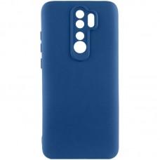 Чохол TPU GETMAN Liquid Silk Full Camera для Xiaomi Redmi Note 8 Pro Синій / Navy Blue
