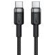 Дата кабель Acefast C22-03 Type-C to Type-C 60W (1.2m) Black