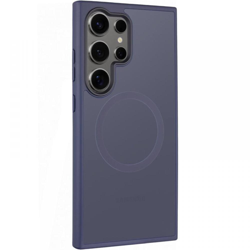 Чохол Ummi Colorful with MagSafe для Samsung Galaxy S25 Ultra Синій / Navy Blue