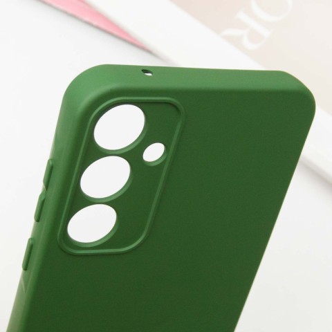 Чохол Silicone Cover Lakshmi Full Camera (A) для Samsung Galaxy S24+ Зелений / Dark green