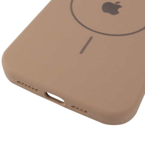 Чохол Silicone Case Full Protective (AA) V2 with MagSafe для Apple iPhone 11 Pro (5.8") Бежевий / Desert Gold