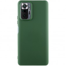 Чохол Silicone Cover Lakshmi (AA) для Xiaomi Redmi Note 10 Pro / 10 Pro Max Зелений / Dark green