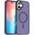 Чохол Ummi Colorful with MagSafe для Apple iPhone 17 (6.3") Темно-фіолетовий / Dark Purple