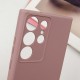 Чохол Silicone Cover Lakshmi Full Camera (AA) with logo для Samsung Galaxy S25 Ultra Рожевий / Pink Sand