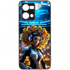 TPU+PC чохол Prisma Ladies для Oppo Reno 7 4G Cyberpunk