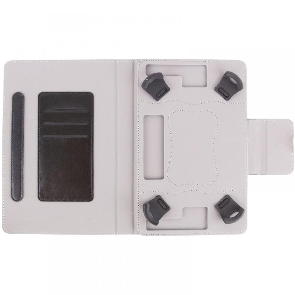 Универсальный кожаный чехол-книжка для планшета 9-10"