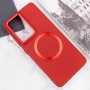 TPU чохол Bonbon Metal Style with MagSafe для Samsung Galaxy S21 Ultra Червоний / Red