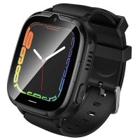 Дитячий cмарт-годинник Hoco Y106 4G with call function Black