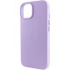 Шкіряний чохол Leather Case (AA Plus) with MagSafe для Apple iPhone 14 (6.1") Elegant purple