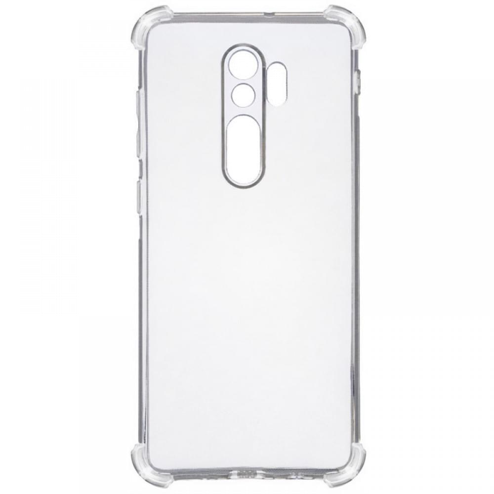 TPU чохол GETMAN Ease logo посилені кути Full Camera для Xiaomi Redmi 9 Безбарвний (прозорий)