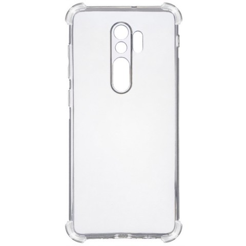 TPU чохол GETMAN Ease logo посилені кути Full Camera для Xiaomi Redmi 9 Безбарвний (прозорий)